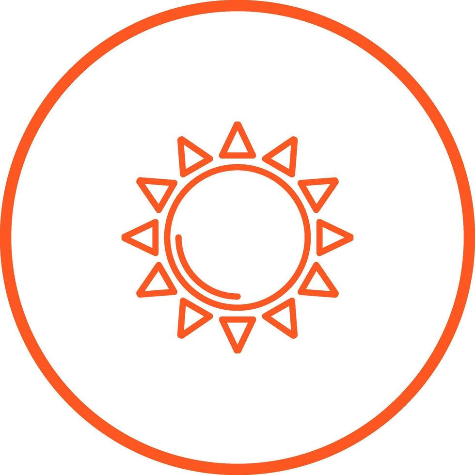 Sun Vector Icon