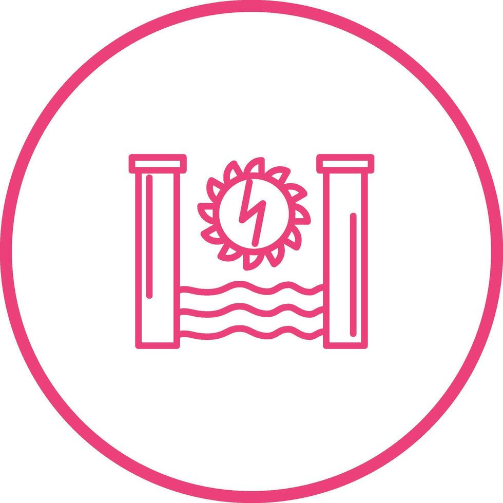 Hydro Power Vector Icon