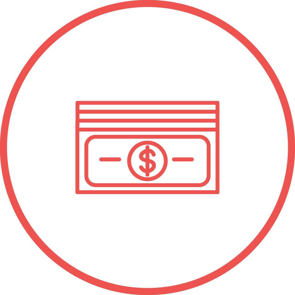 Pack of Bills Vector Icon