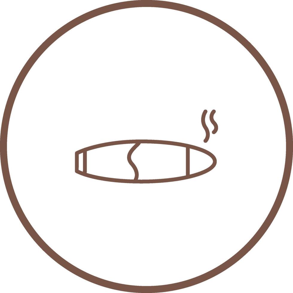 icono de vector de cigarro