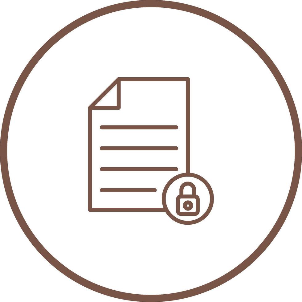 Private Document Vector Icon