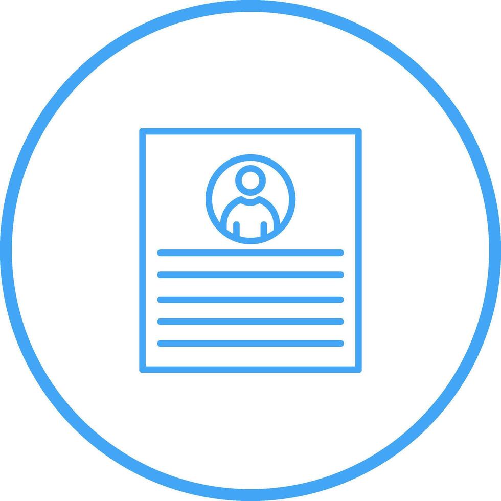 Client Profile Vector Icon