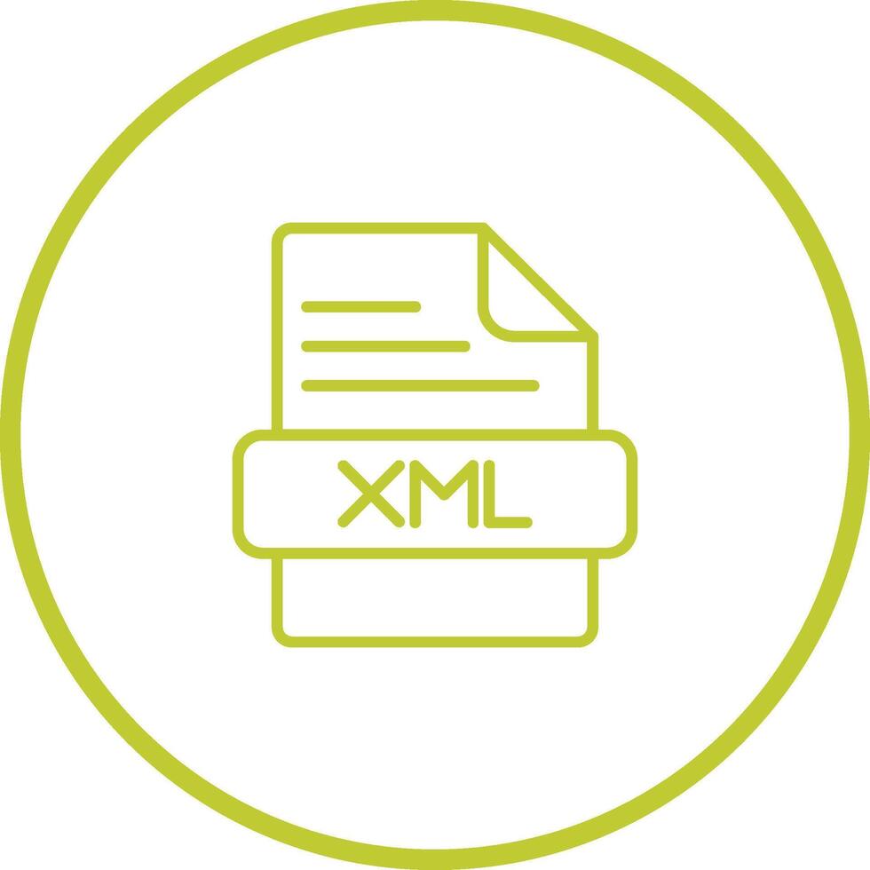 XML Vector Icon