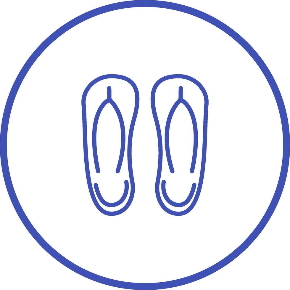 Slippers Vector Icon