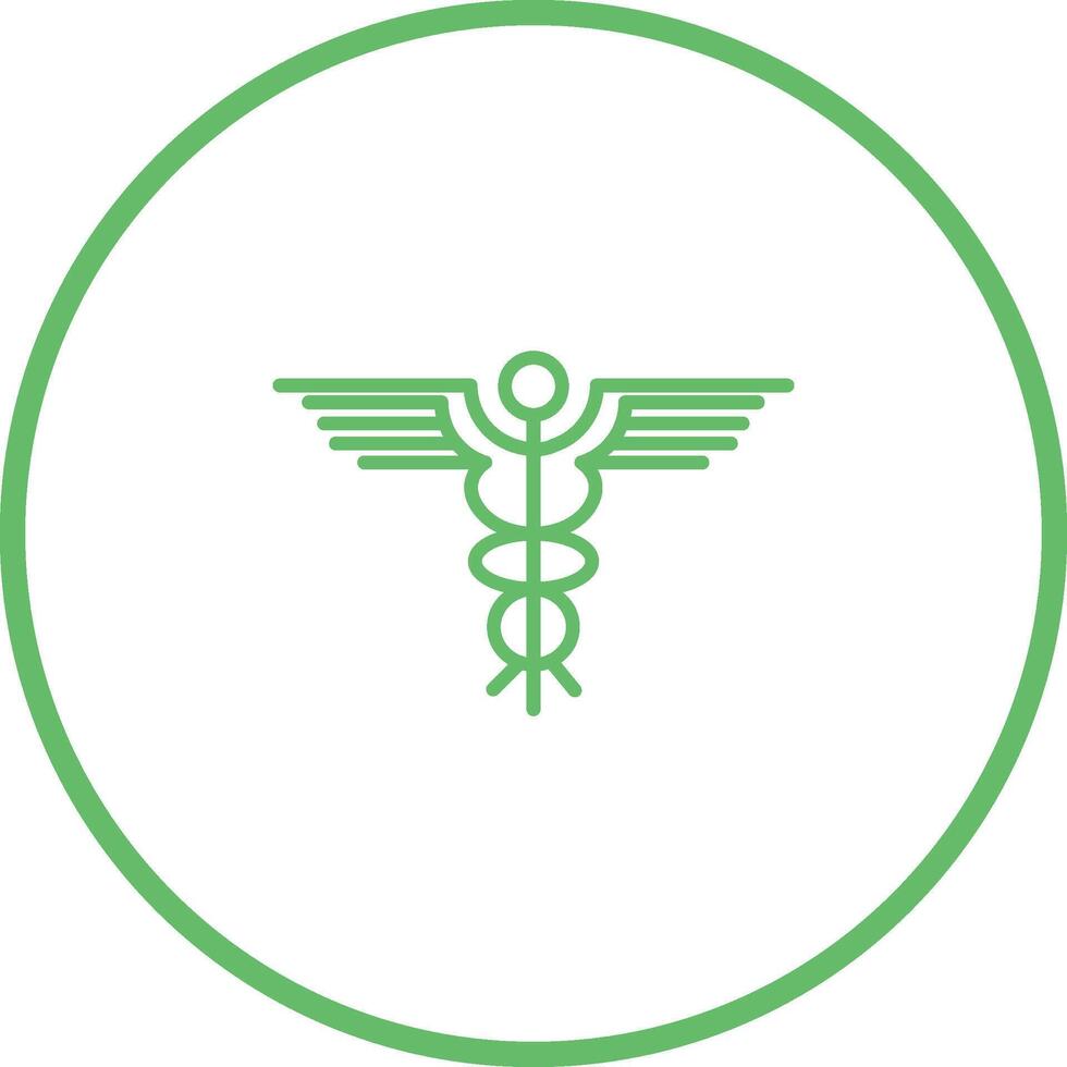 Caduceus Vector Icon
