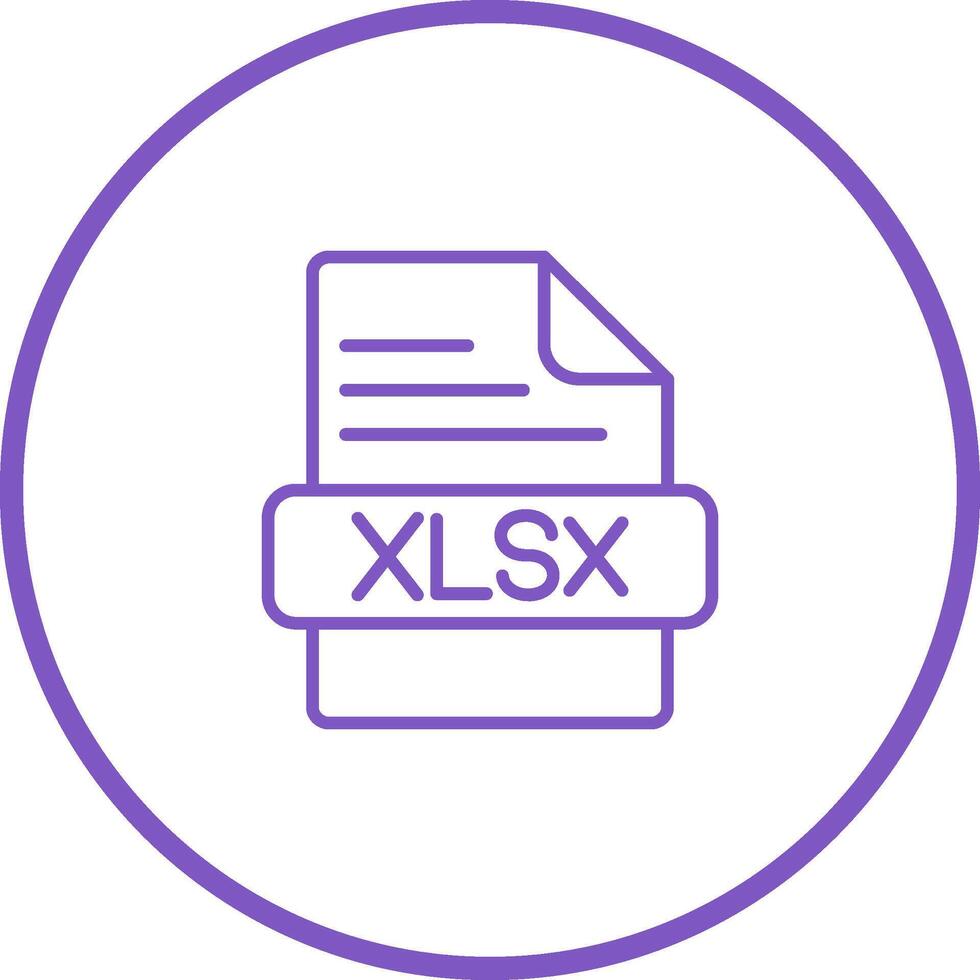 XLSX Vector Icon