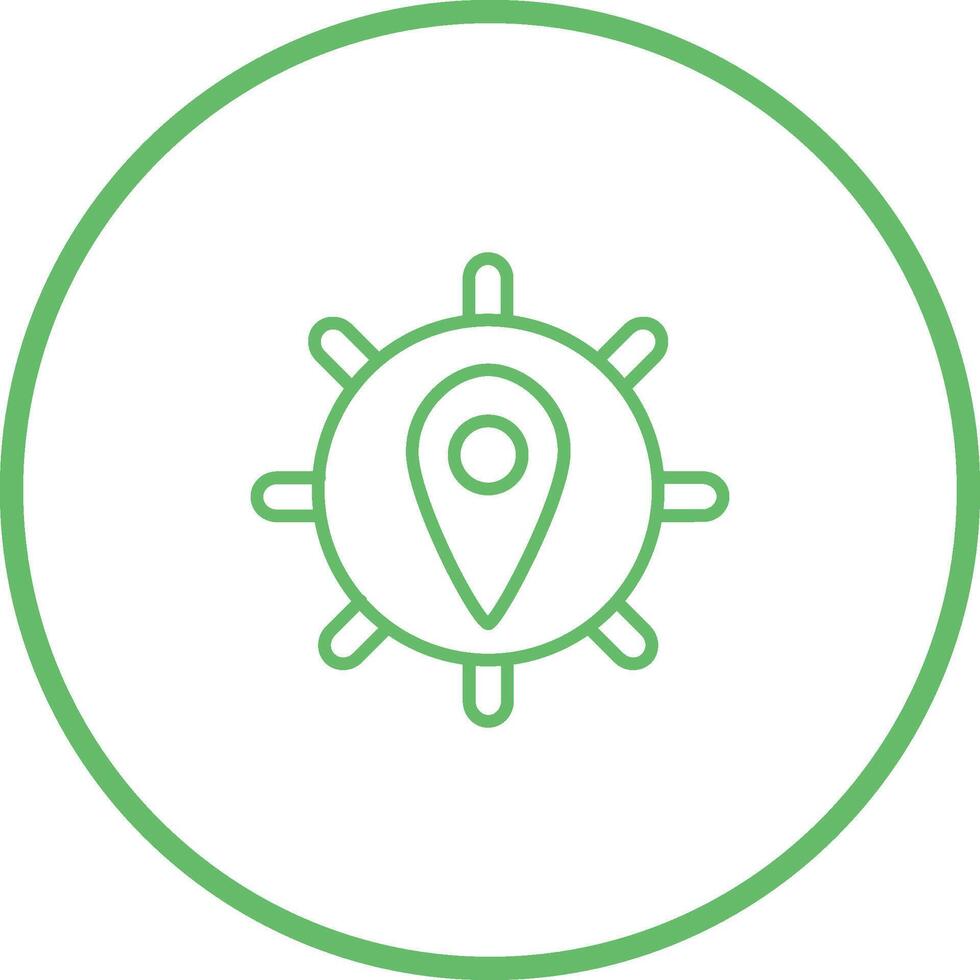 Location Settings Vector Icon