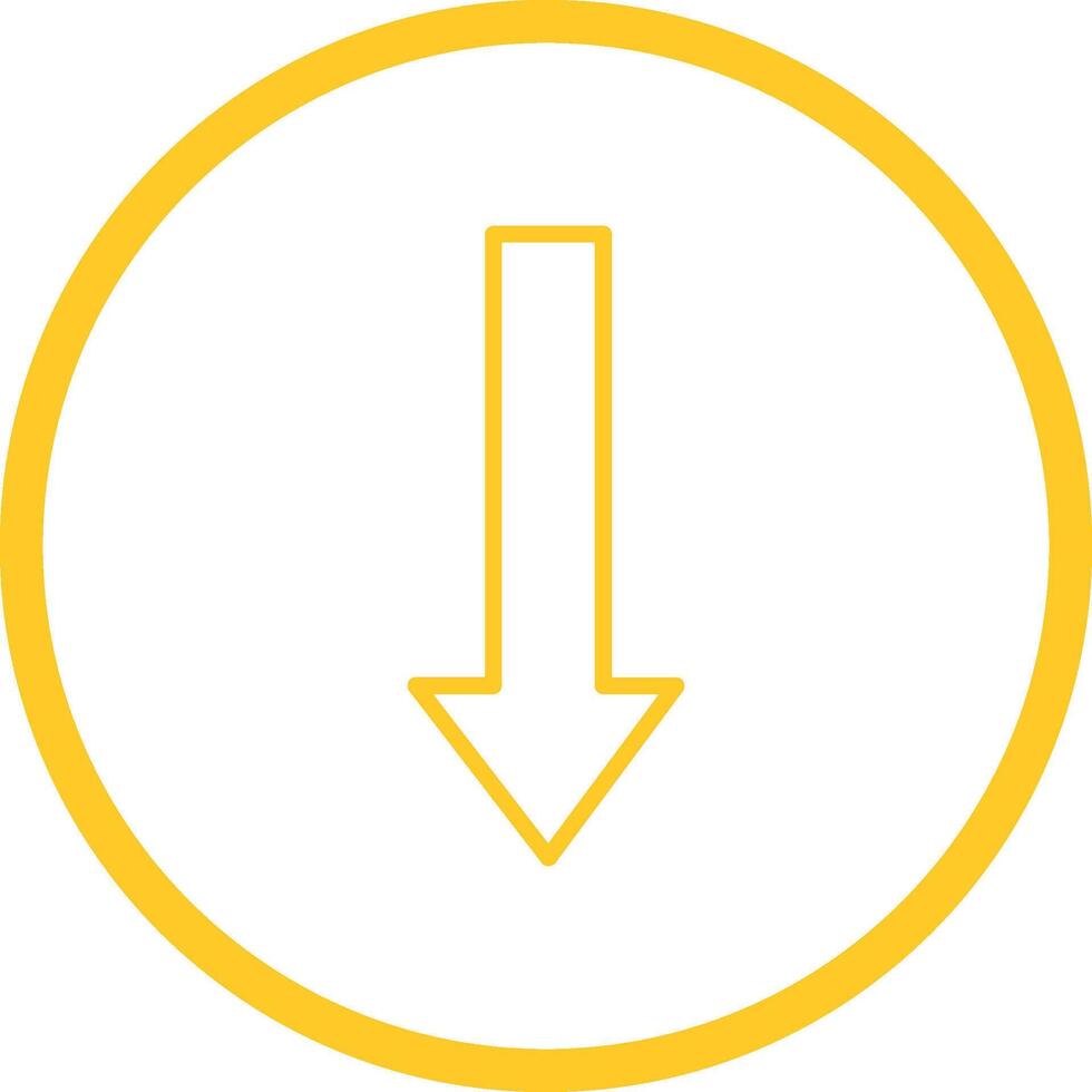 Arrow Down Vector Icon