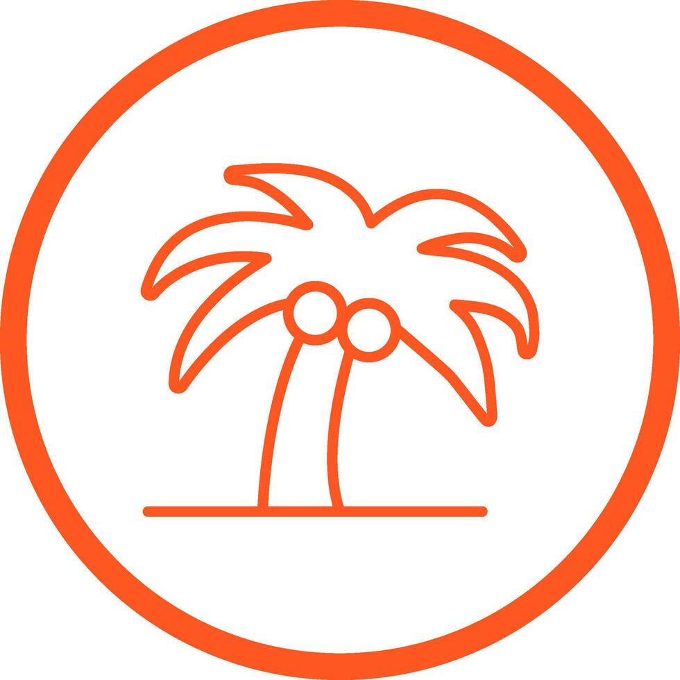 Coconut Tree Vector Icon