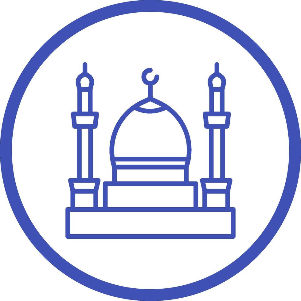 icono de vector de mezquita