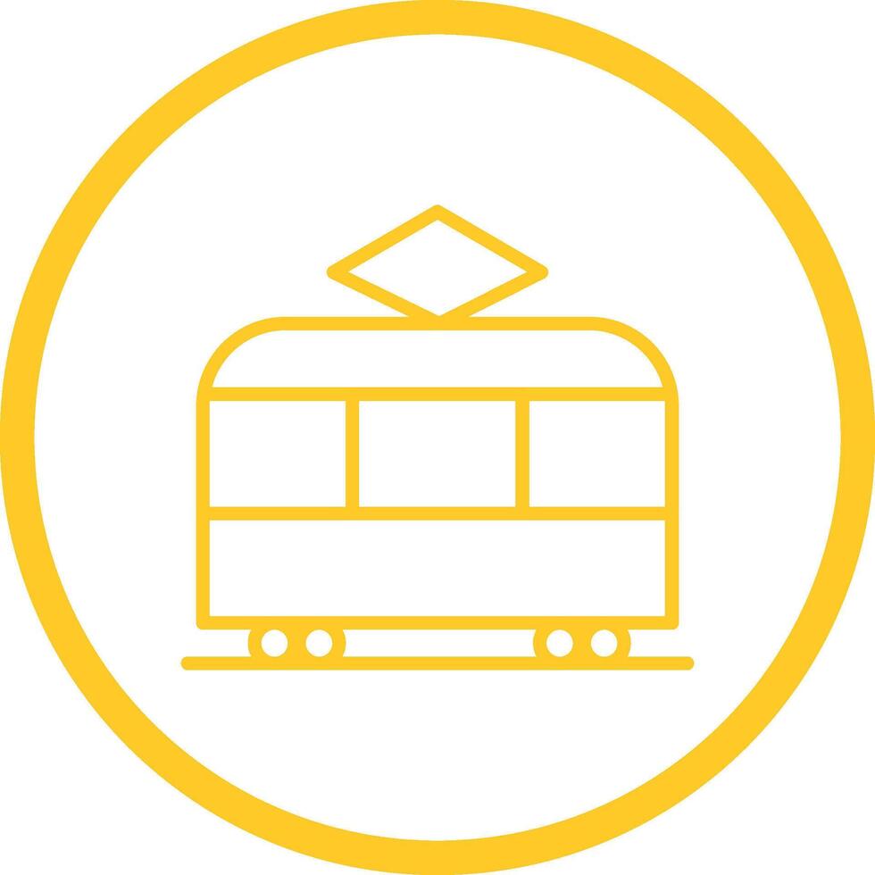 Tram Vector Icon