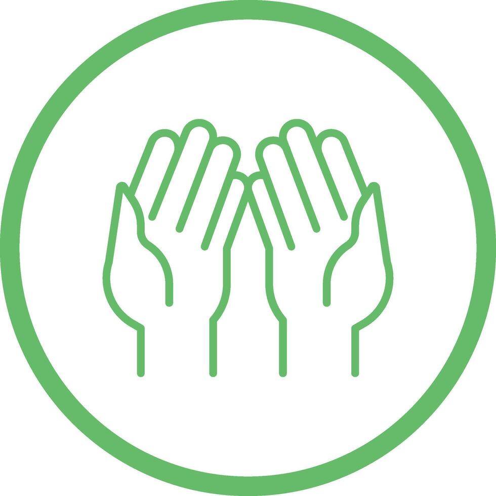 Praying Hands Vector Icon