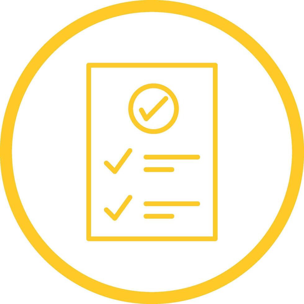 Check Up List Vector Icon