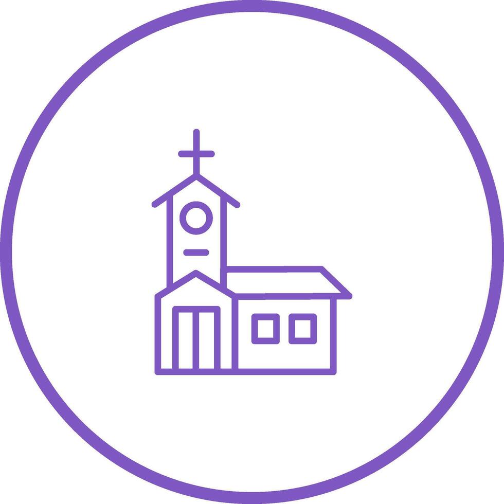 Building Church Vector Icon