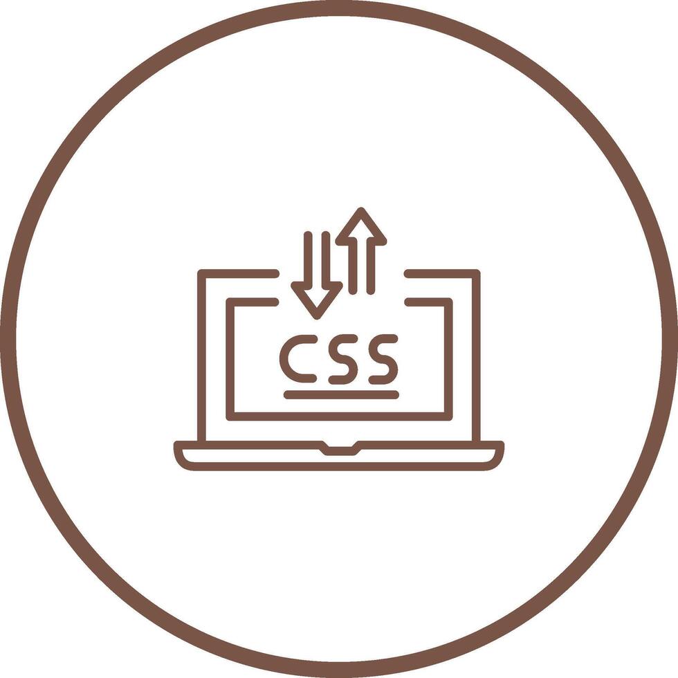 CSS Laptop Vector Icon 41068374 Vector Art at Vecteezy