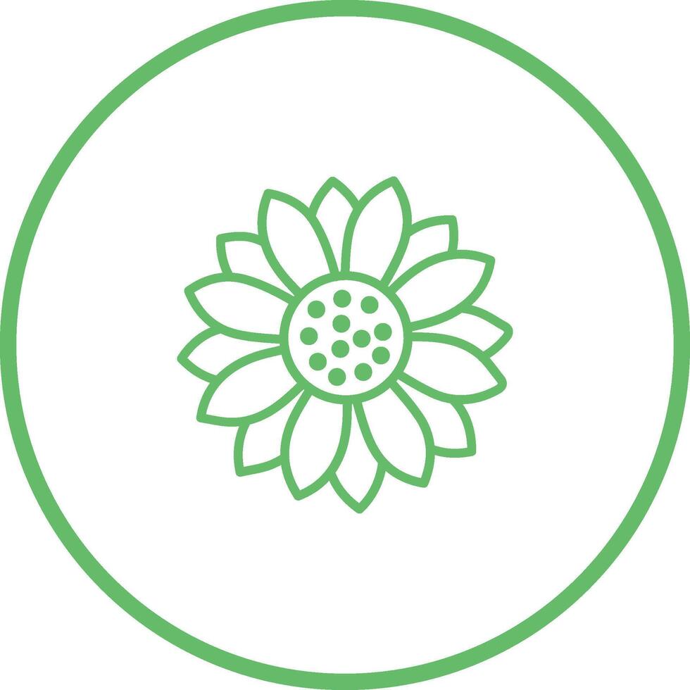 Sunflower Vector Icon