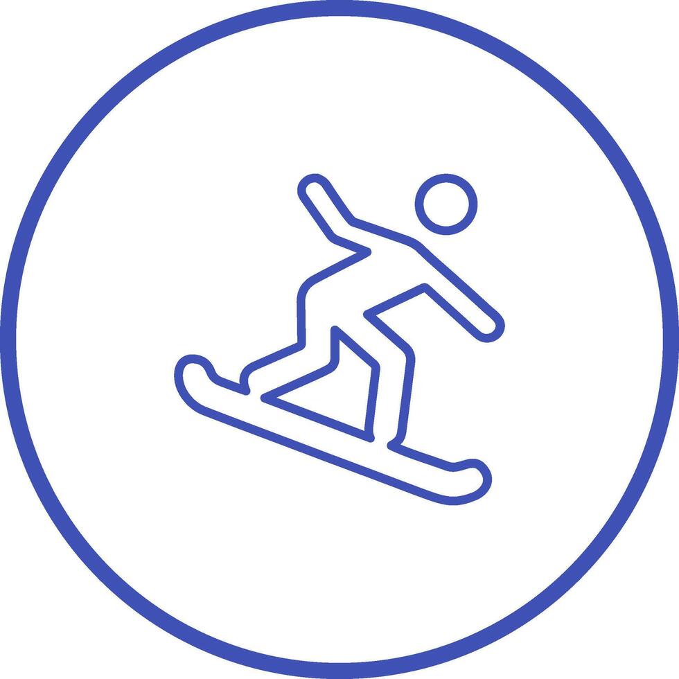 Snowboard Vector Icon