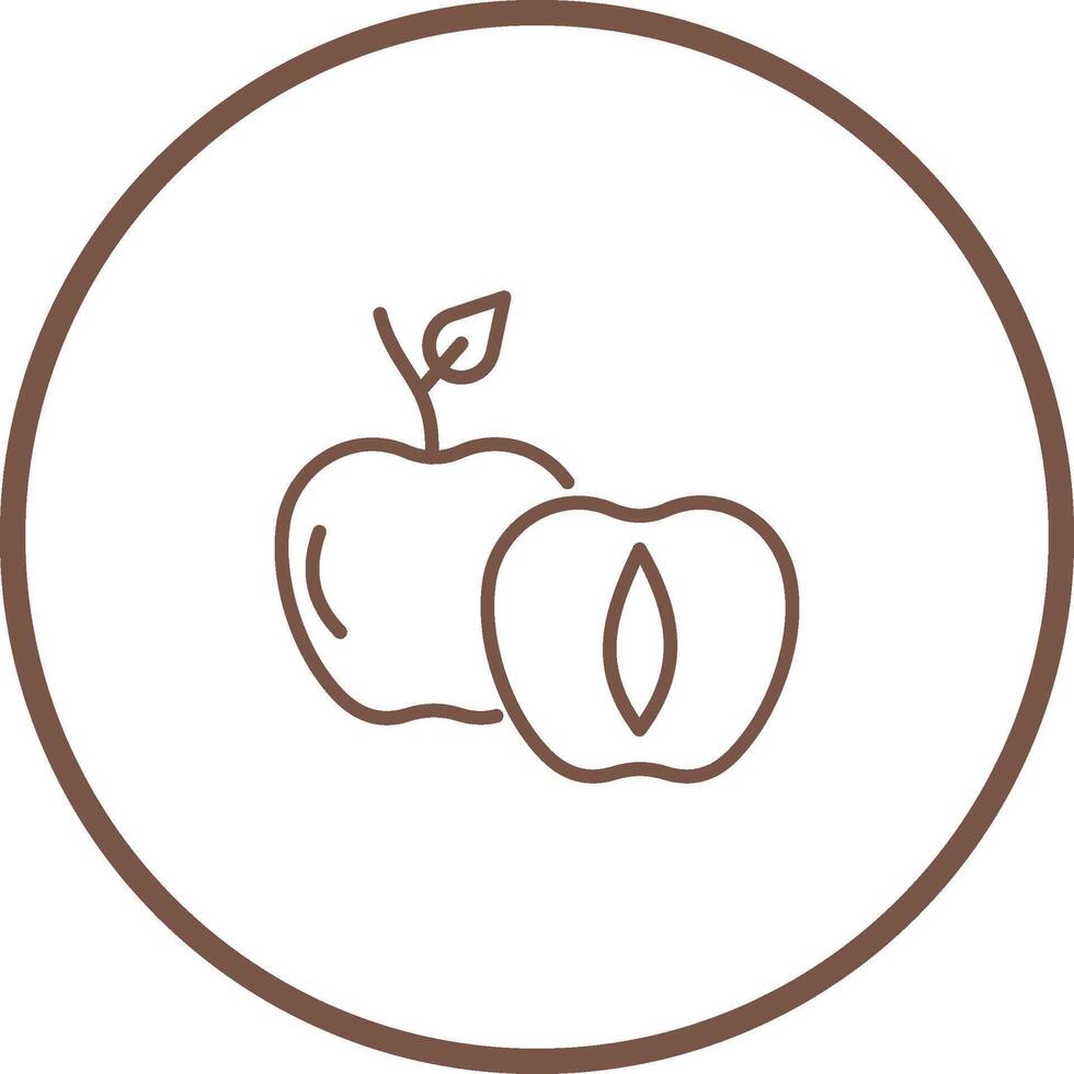 Apricot Vector Icon