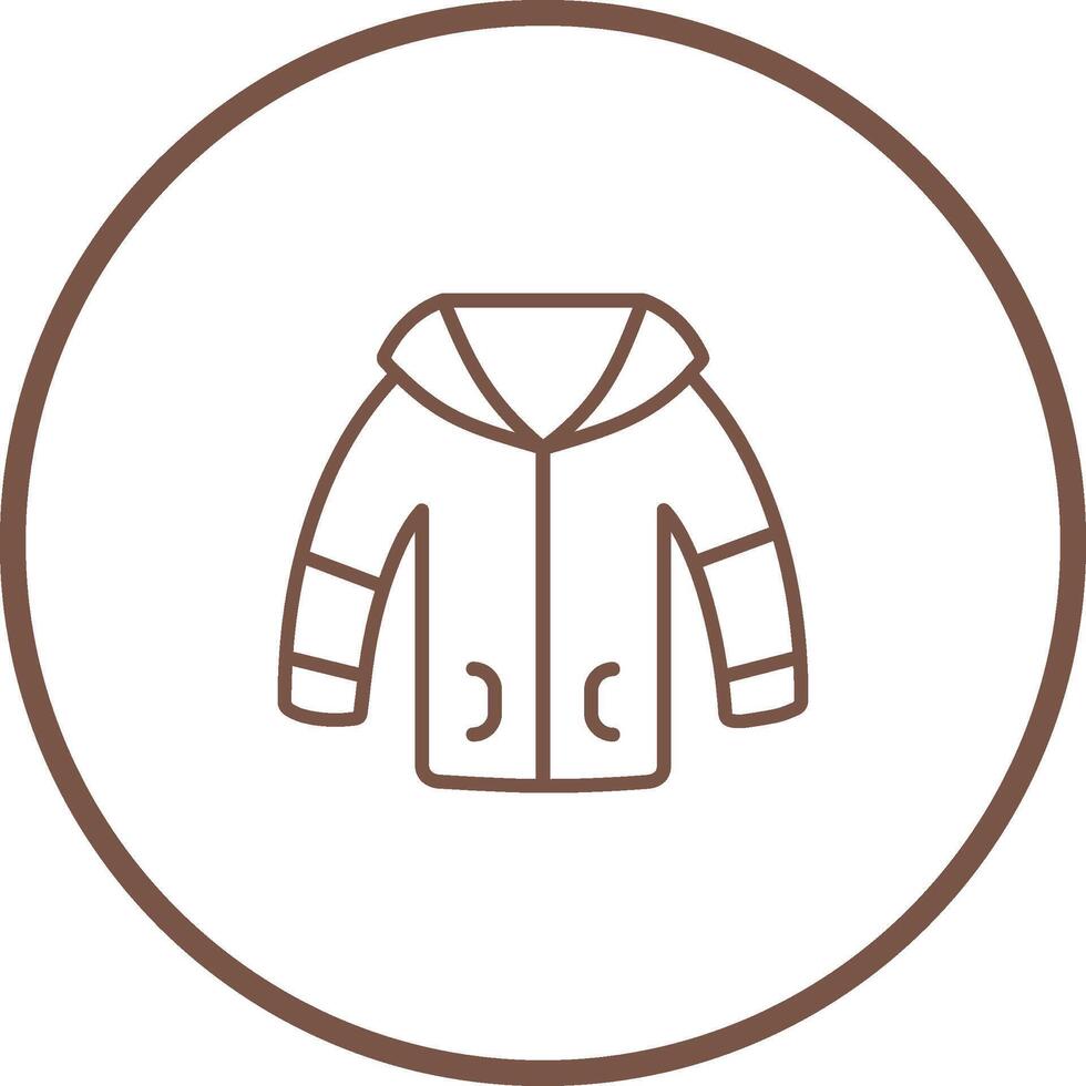 Winter Jacket Vector Icon