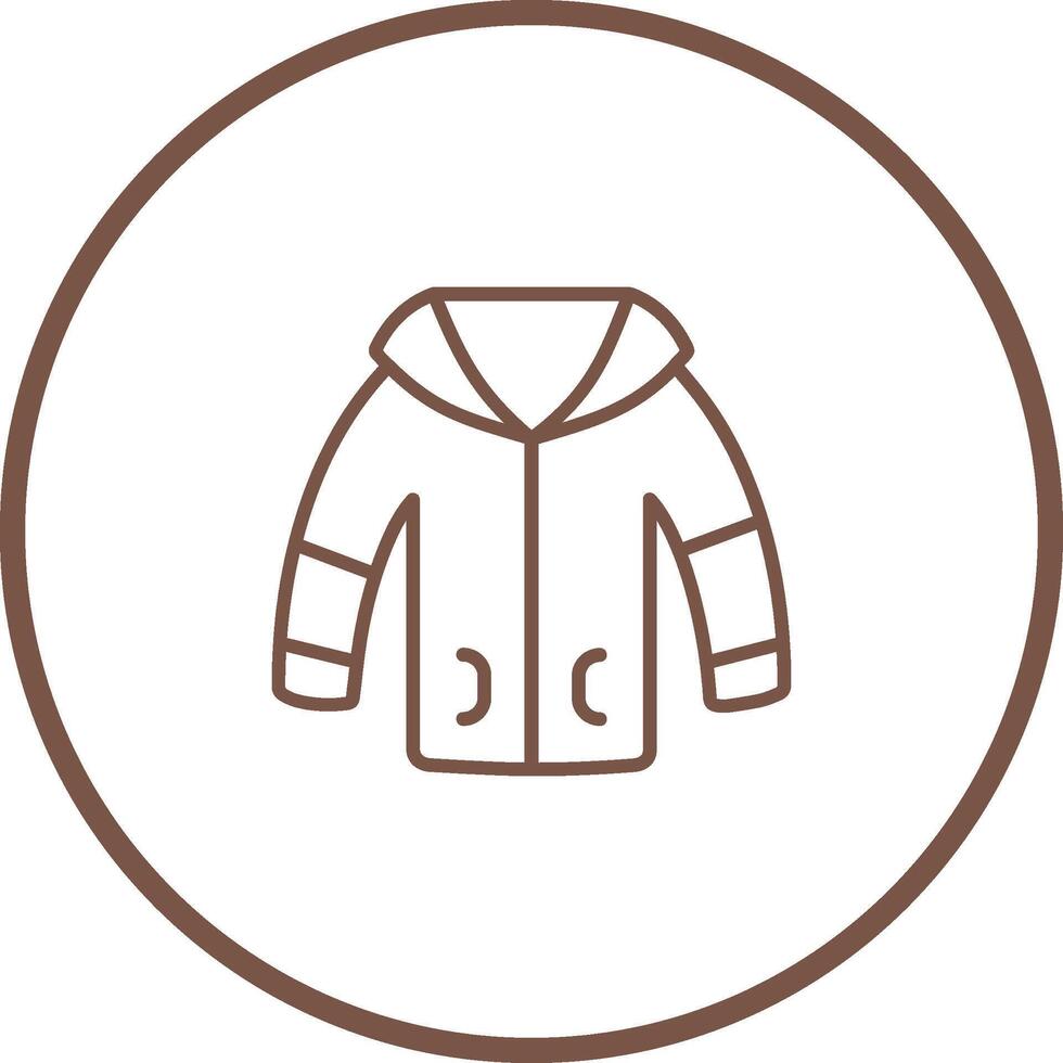 Winter Jacket Vector Icon