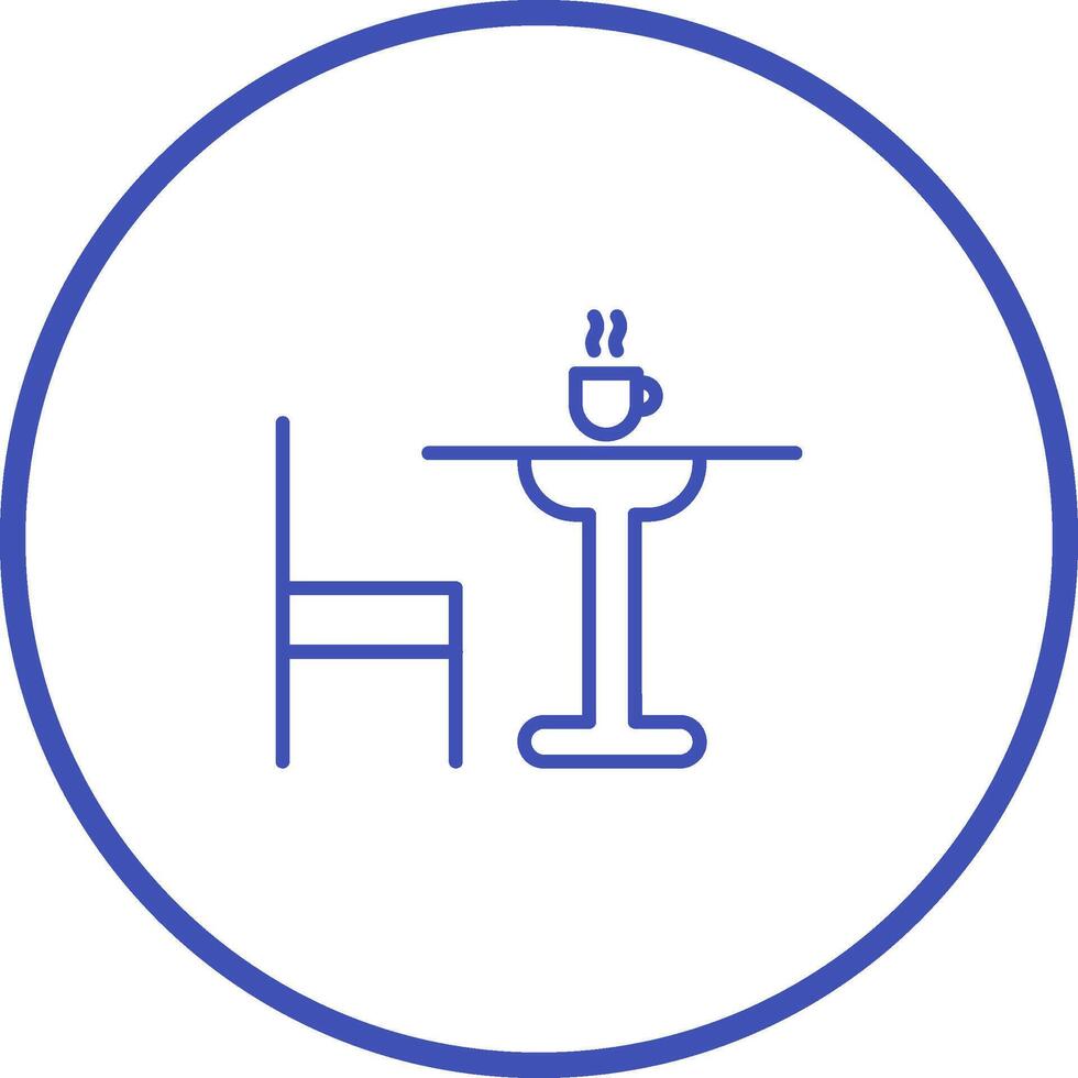Tea Table Vector Icon
