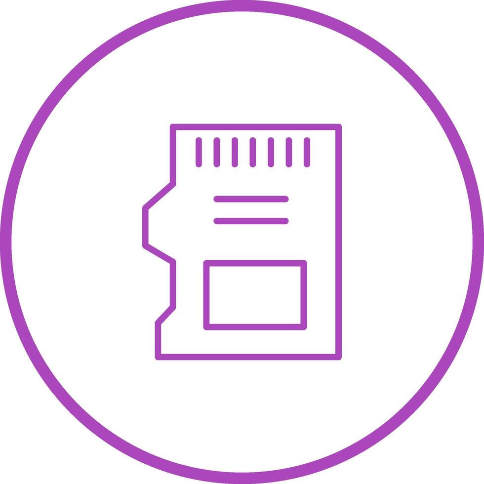 SD Card Vector Icon