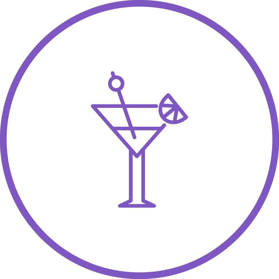 Martini Vector Icon