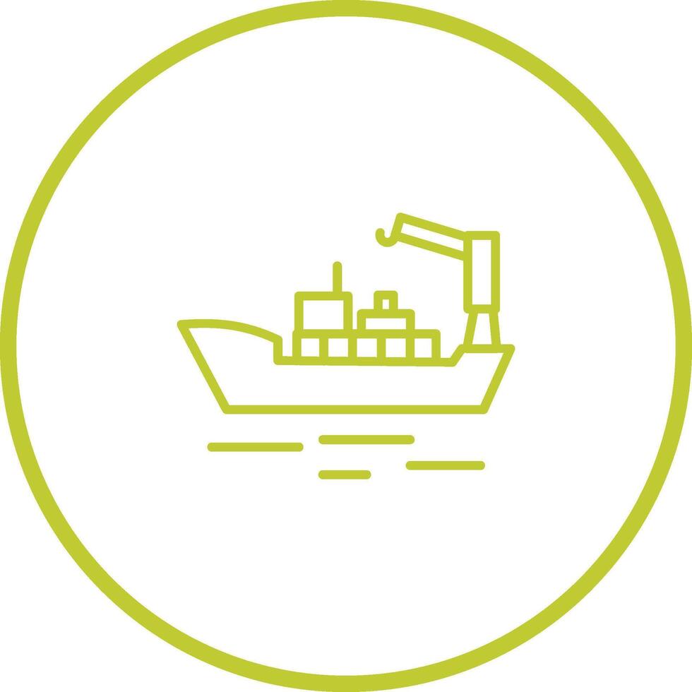 Cargo Ship II Vector Icon