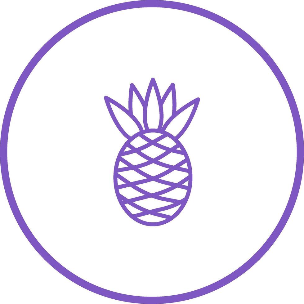 Pineapple Vector Icon