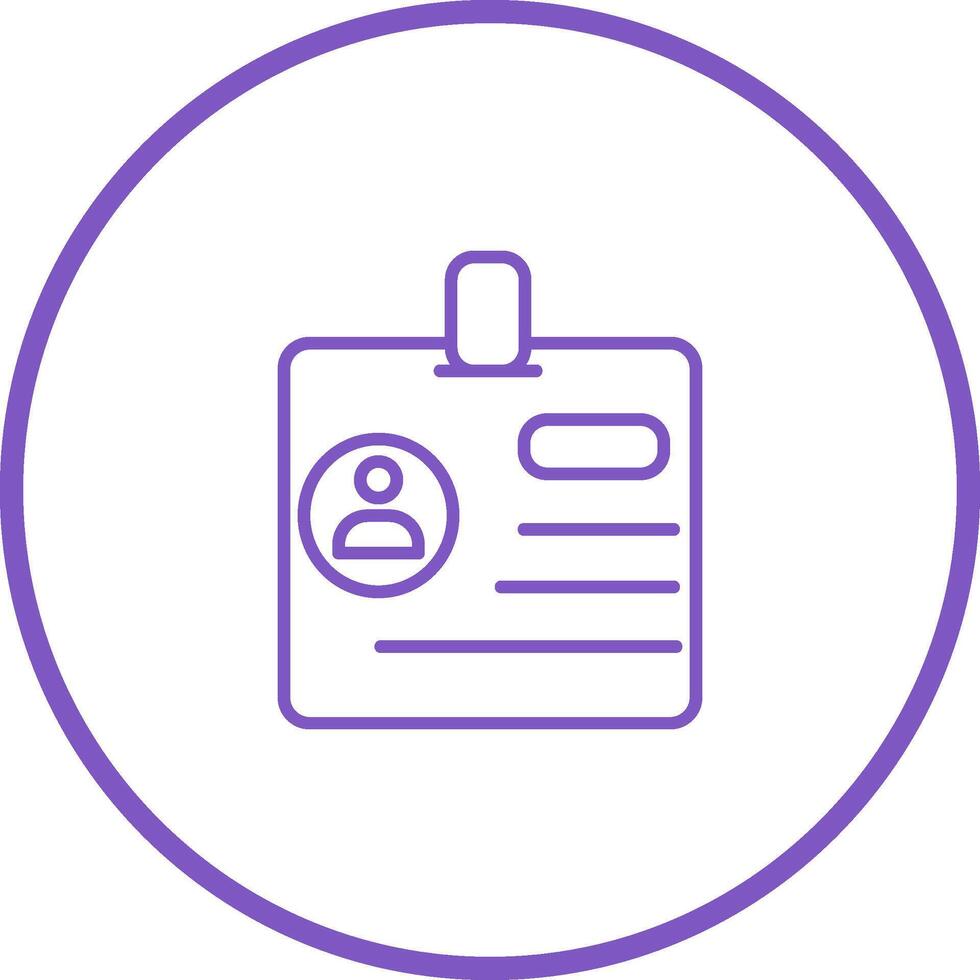 Identification Vector Icon