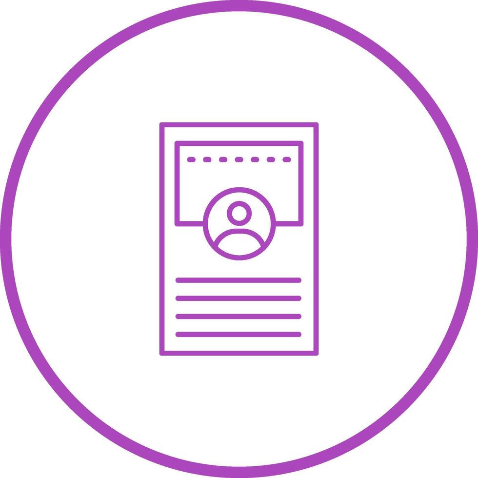 Profile Vector Icon