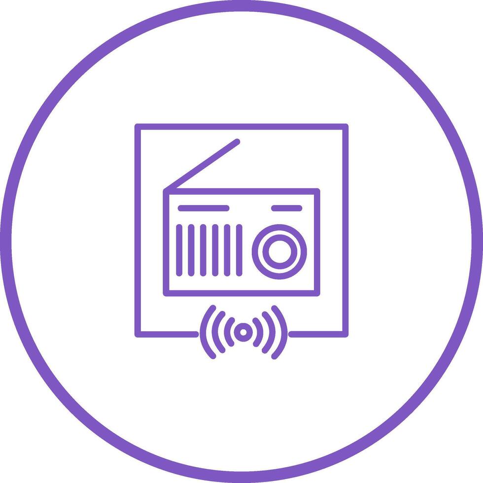 Radio Vector Icon