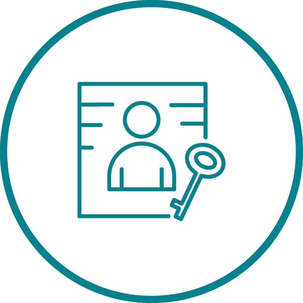Business Key Vector Icon