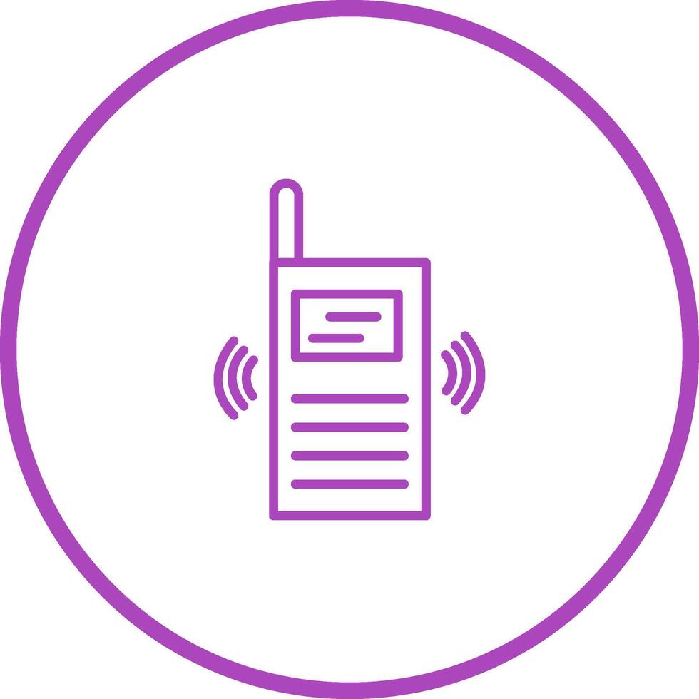 Walkie Talkie Vector Icon