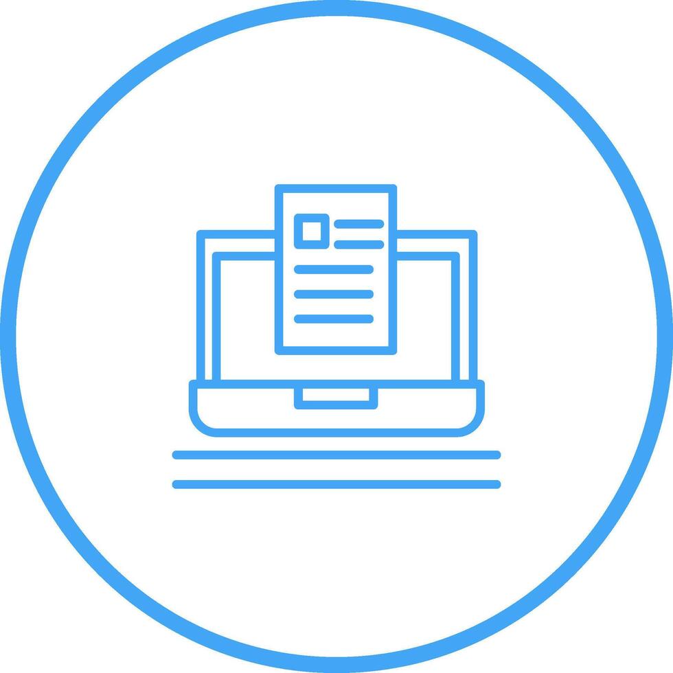 Blog Vector Icon