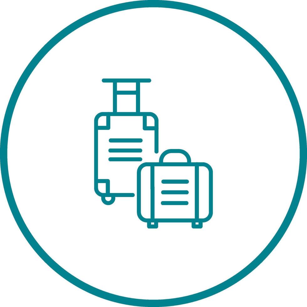 Luggage Bag Vector Icon