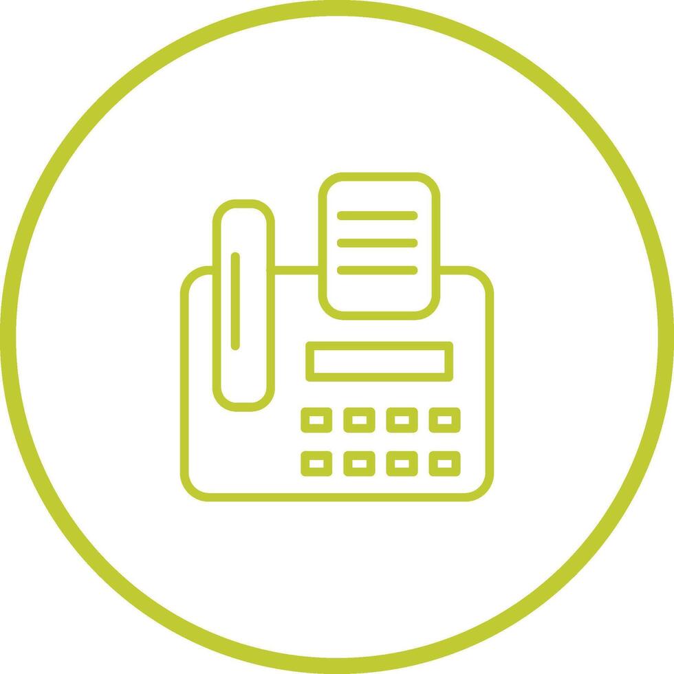 Fax Machine Vector Icon