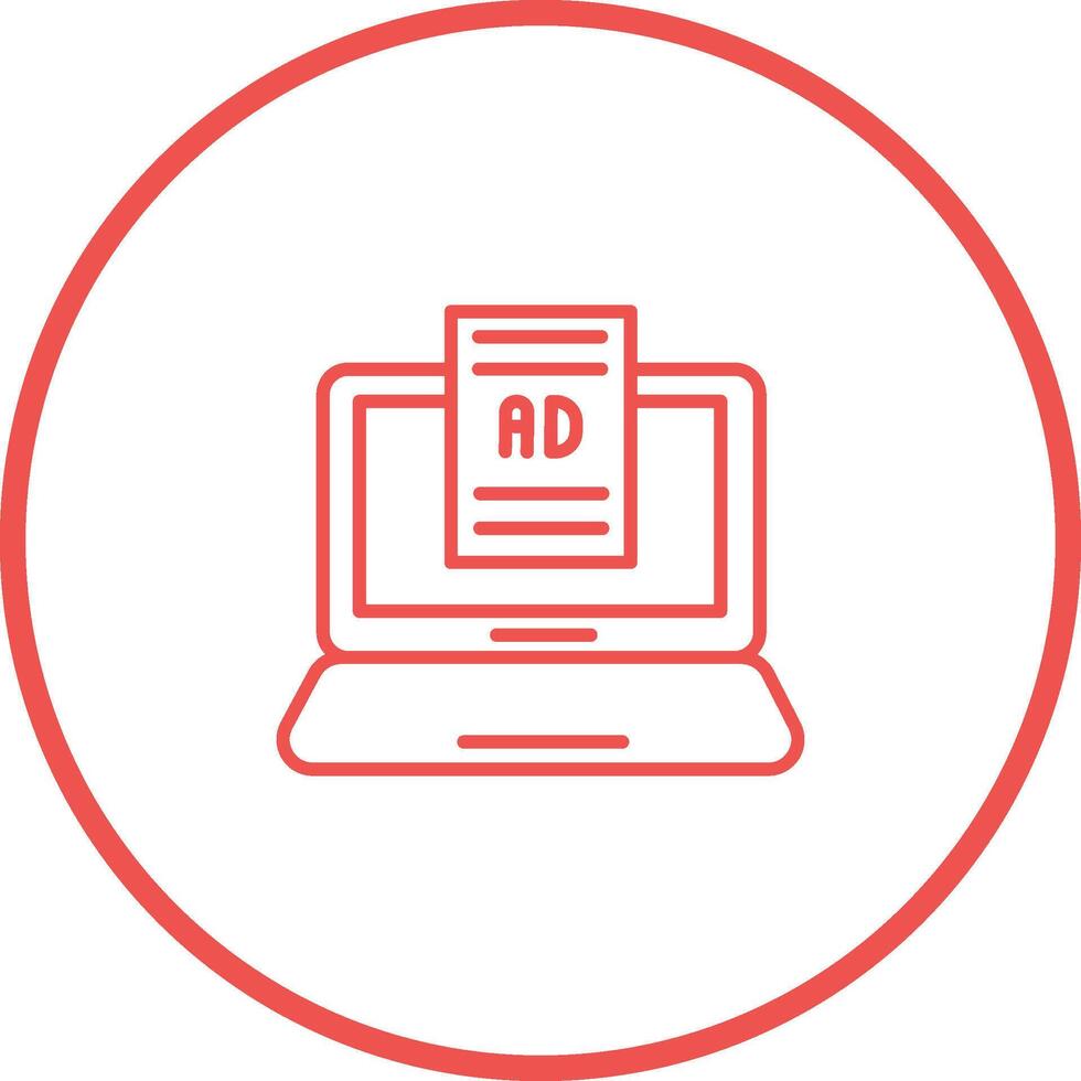 Internet Ads Vector Icon