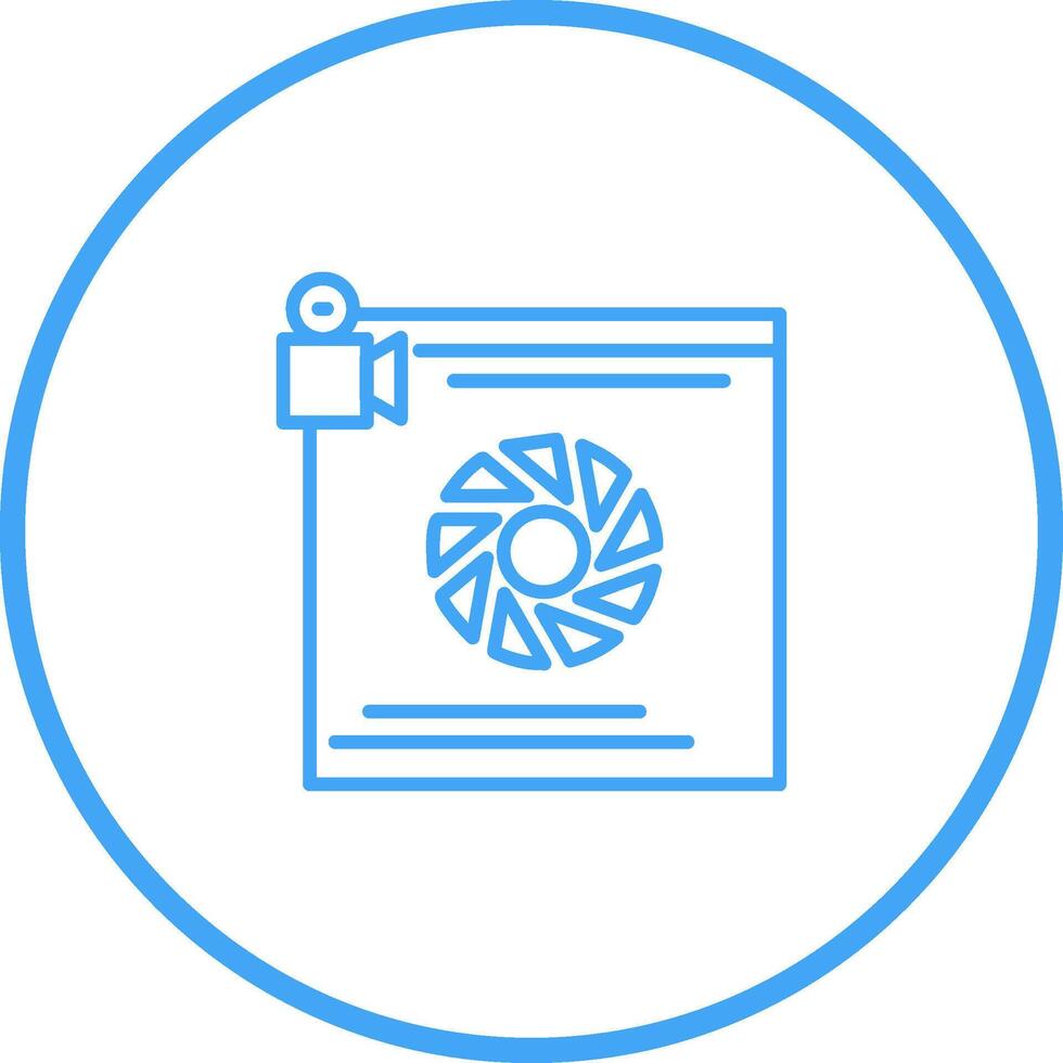 Camera Lens Vector Icon