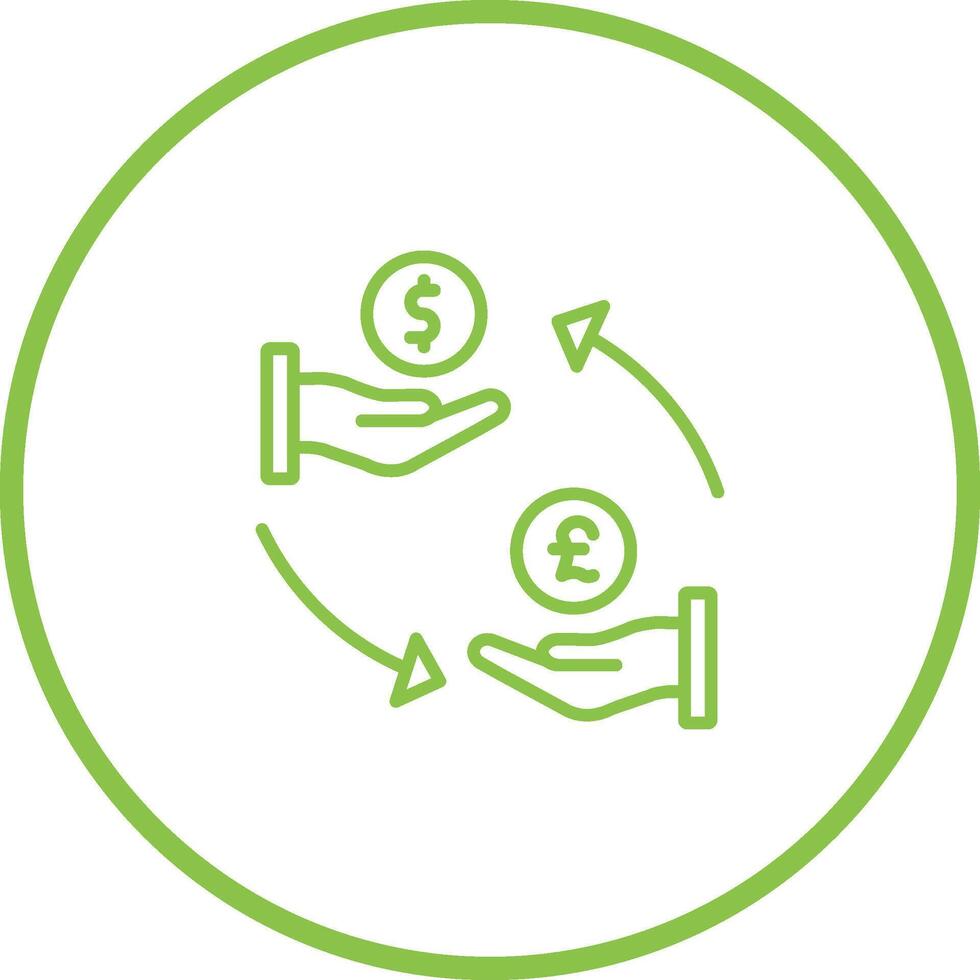 Dollar to Pound Vector Icon