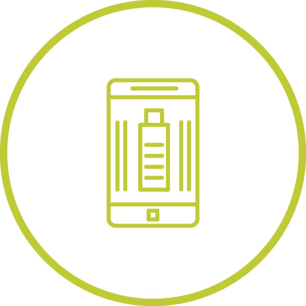 Mobile Battery Vector Icon