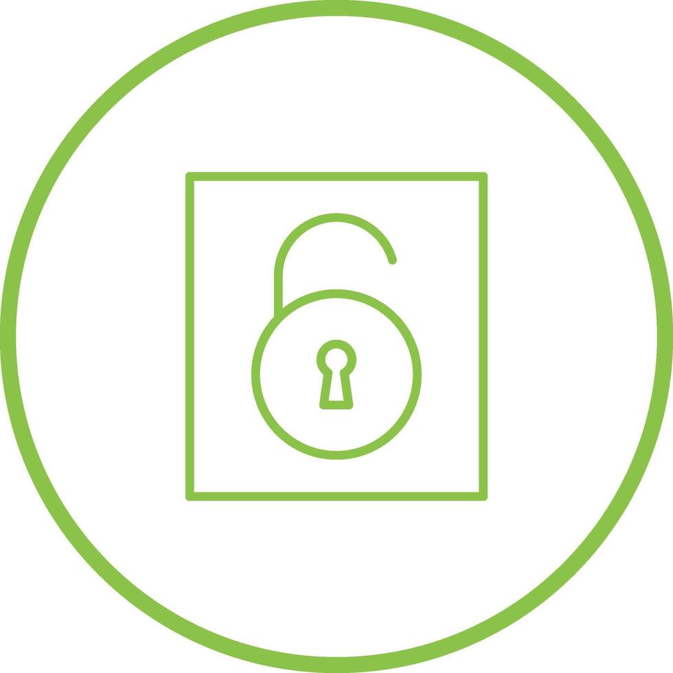 Open Lock I Vector Icon