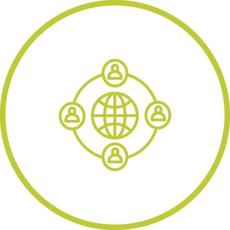 Company Network Vector Icon