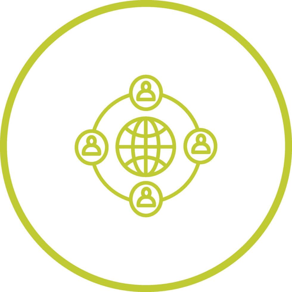 Company Network Vector Icon