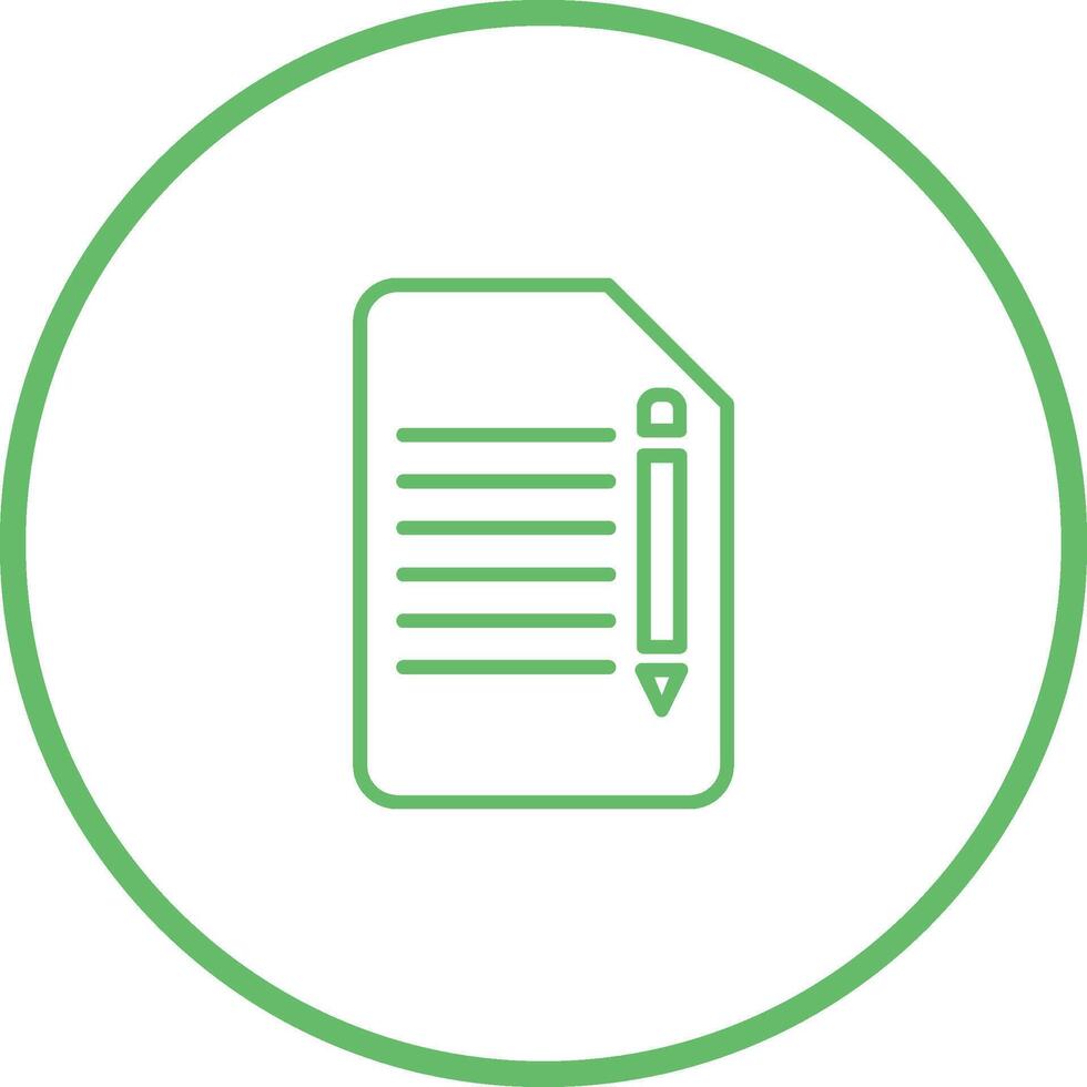 Edit Document Vector Icon