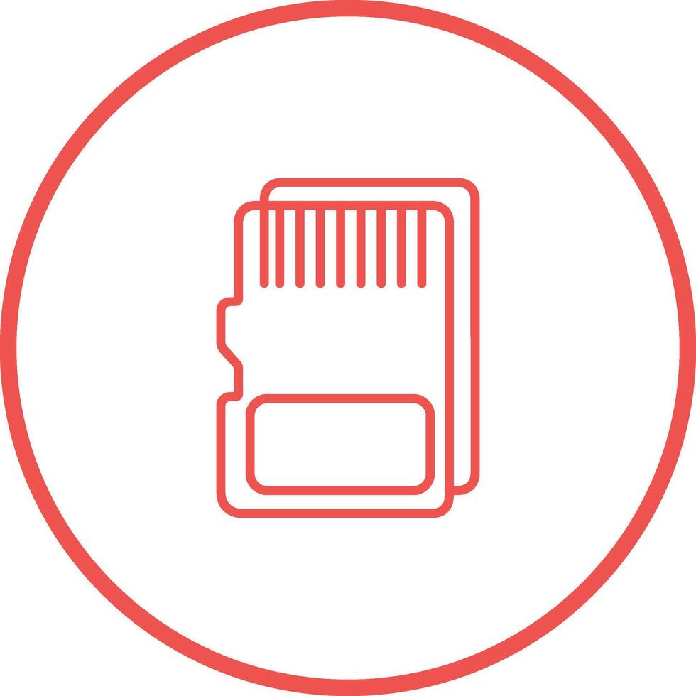 SD Card Vector Icon