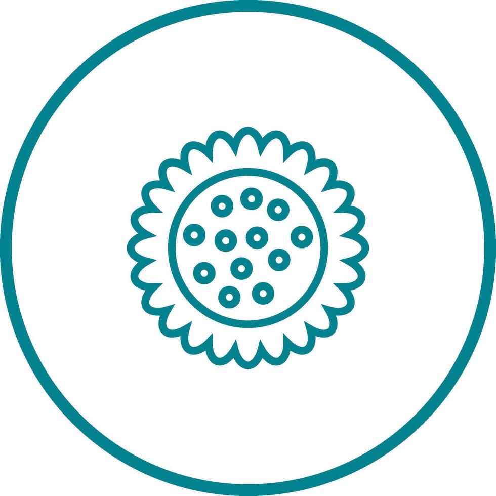 Sunflower Vector Icon