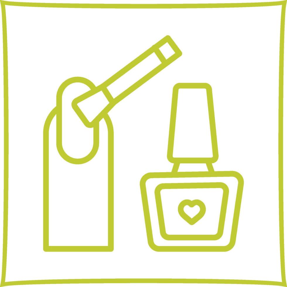 Nail Polish Vector Icon