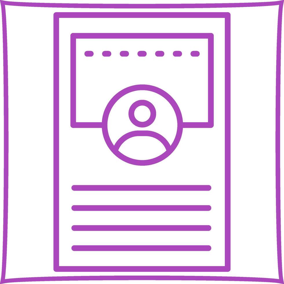 Profile Vector Icon