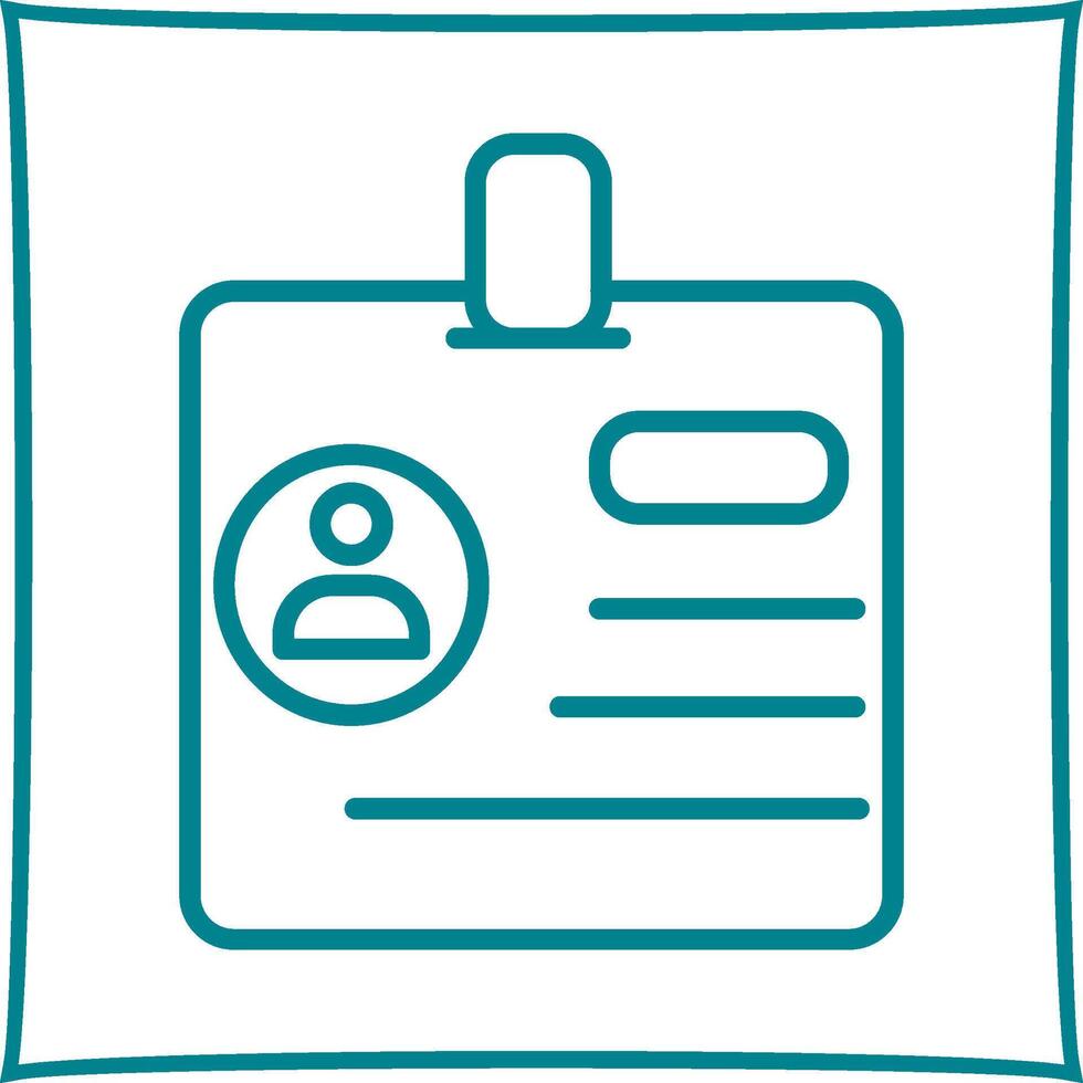 Identification Vector Icon